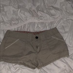 tan shorts